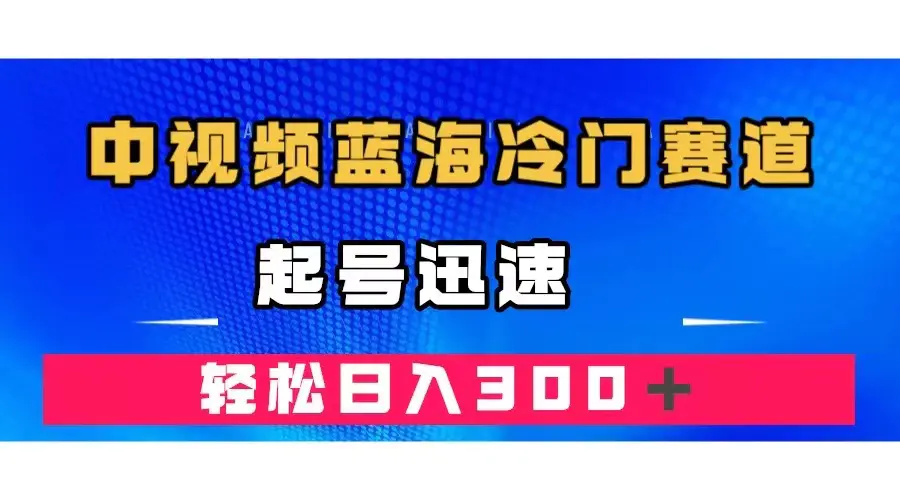 中视频蓝海冷门赛道，韩国视频奇闻解说，起号迅速，日入300＋-航海圈