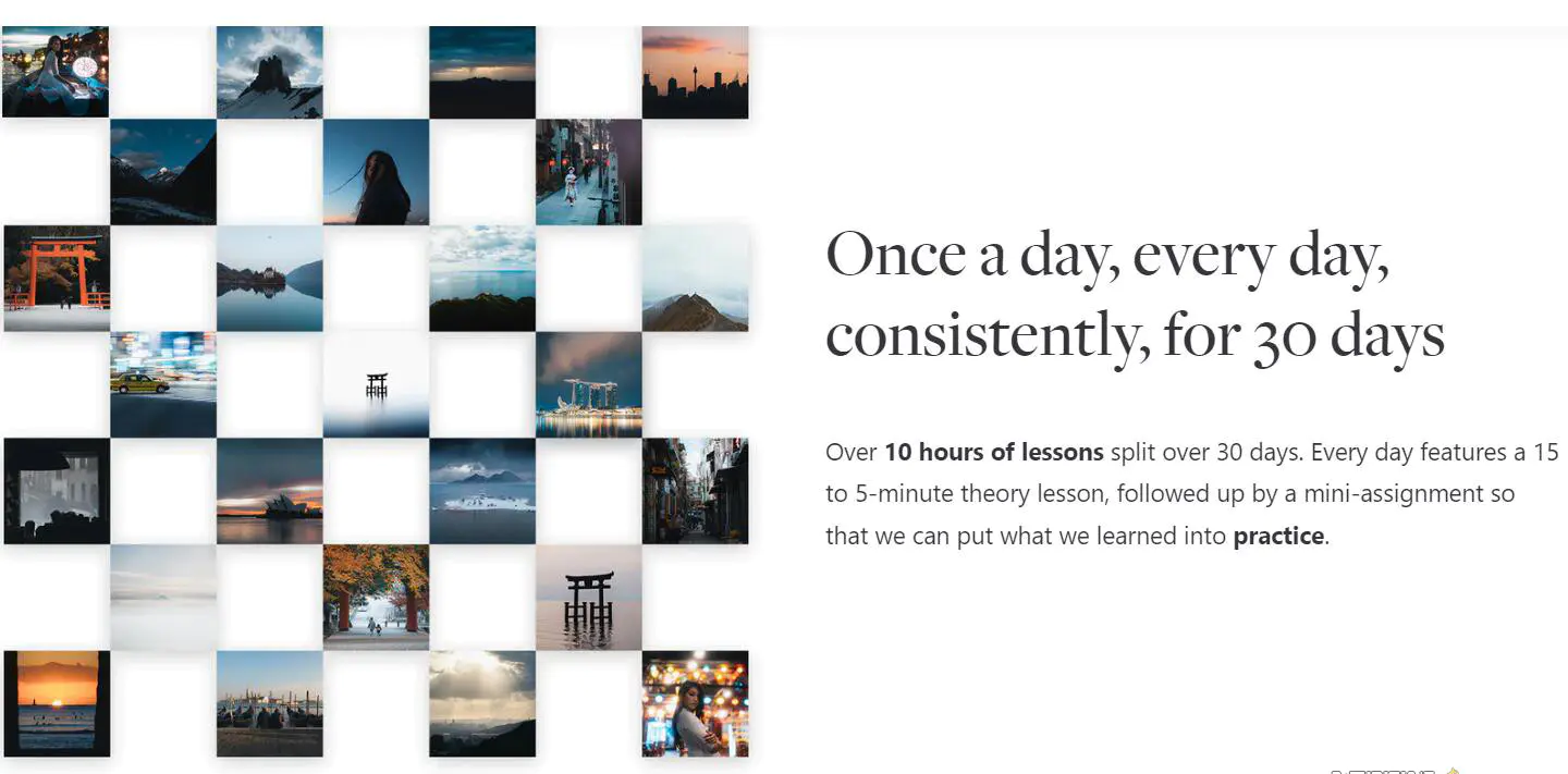 网红摄影师Pat Kay – 30天摄影基础知识加速器教程-30节课-中英字幕-航海圈