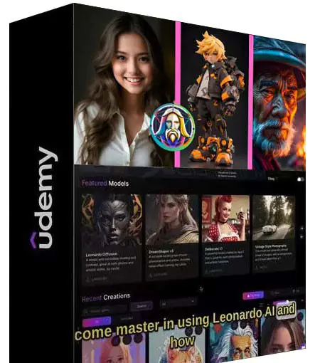 图片[2]-比 Midjourney 更好的 Leonardo AI绘画图像大师班教程-16讲-中英字幕