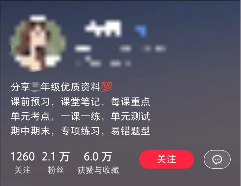 图片[1]-通过小学资料项目收入 20w，引流 8000 老师家长粉的深度复盘