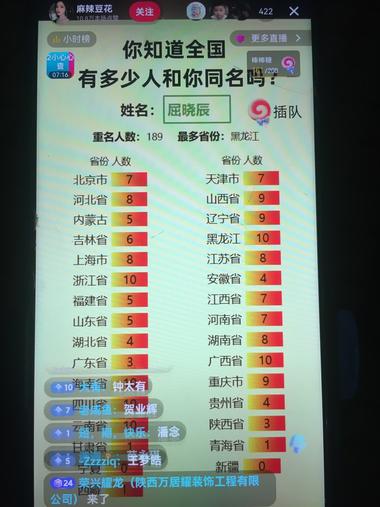 抖音全国多少人和你同名小游戏直播，2….-航海圈