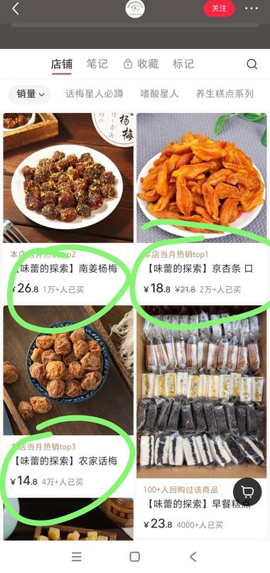 小红书卖广东凉果（蜜饯），话梅就卖了….-航海圈