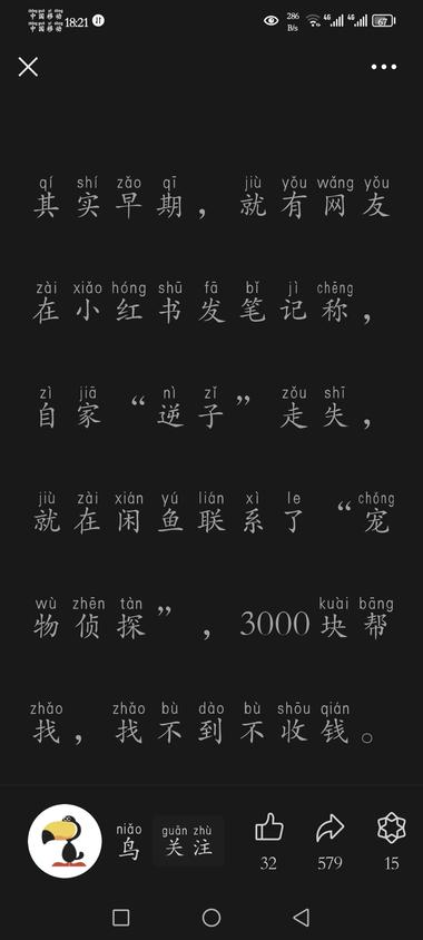 闲鱼“新职业”宠物侦探，每单2千至3….-航海圈
