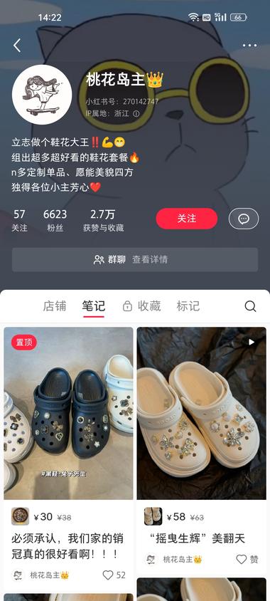 赛道+项目：小红书卖 洞洞鞋鞋花….-搞钱风向标论坛-航海社群内容-航海圈