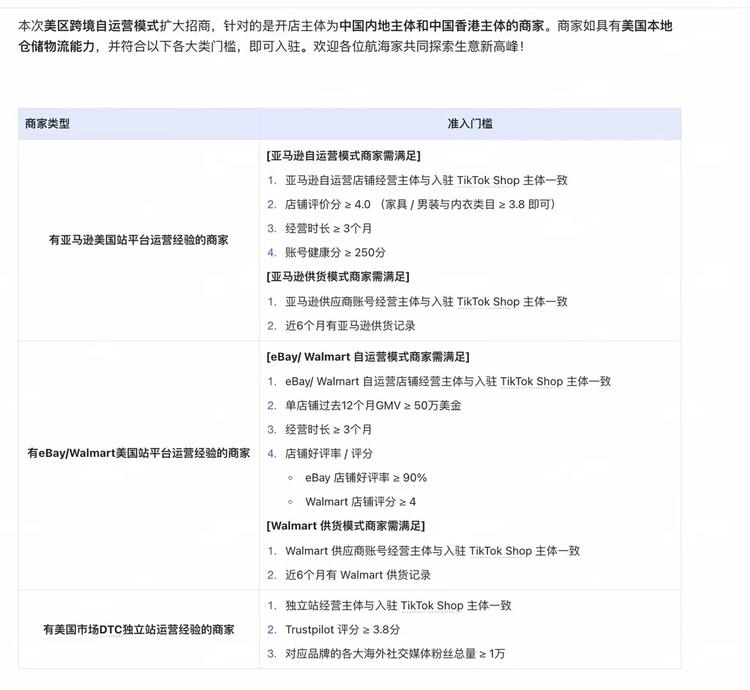 Tiktok美区跨境店招商，政策比….-航海圈