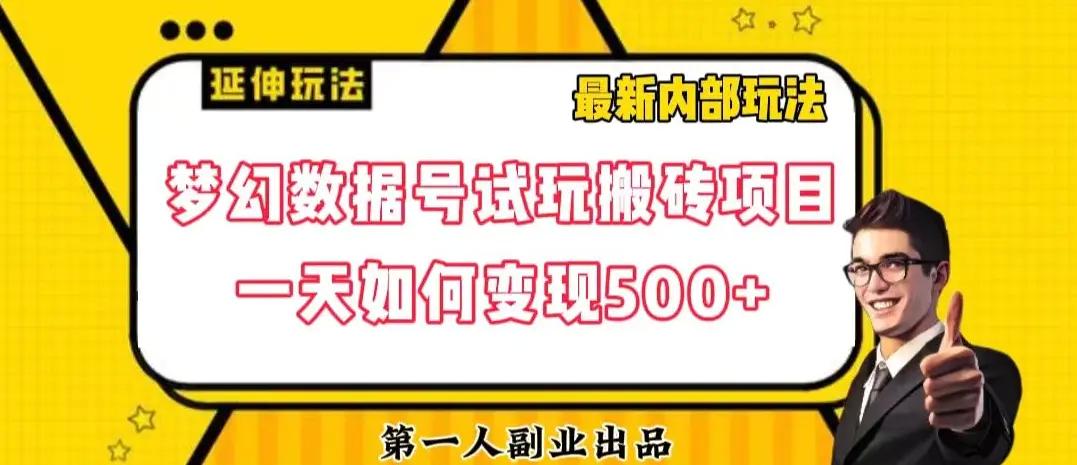 数据号回归玩法游戏试玩搬砖项目再创日入500+【揭秘】-航海圈