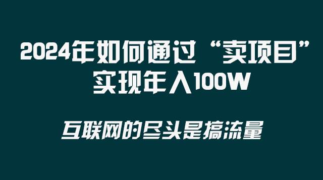 2024年如何通过“卖项目”实现年入100W-航海圈