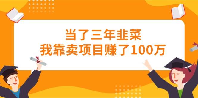 当了三年韭菜我靠卖项目赚了100万-航海圈