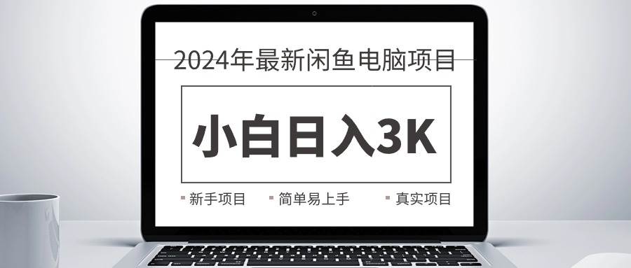 2024最新闲鱼卖电脑项目，新手小白日入3K+，最真实的项目教学-航海圈