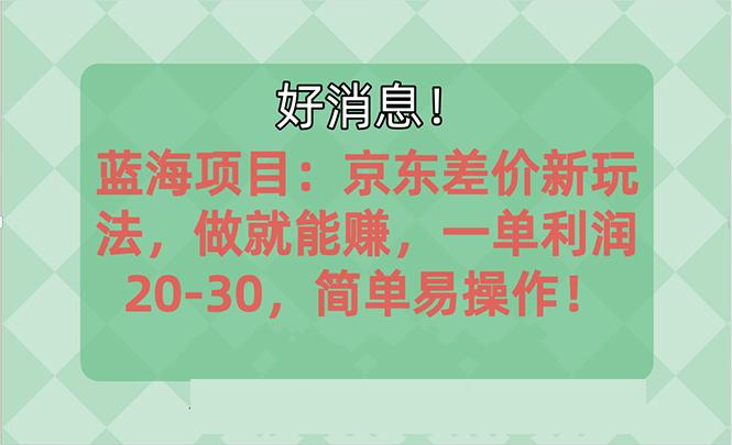 越早知道越能赚到钱的蓝海项目：京东大平台操作，一单利润20-30，简单…-航海圈
