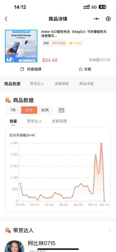 折叠式磁吸充电宝售价24…#风向标-搞钱风向标论坛-航海社群内容-航海圈