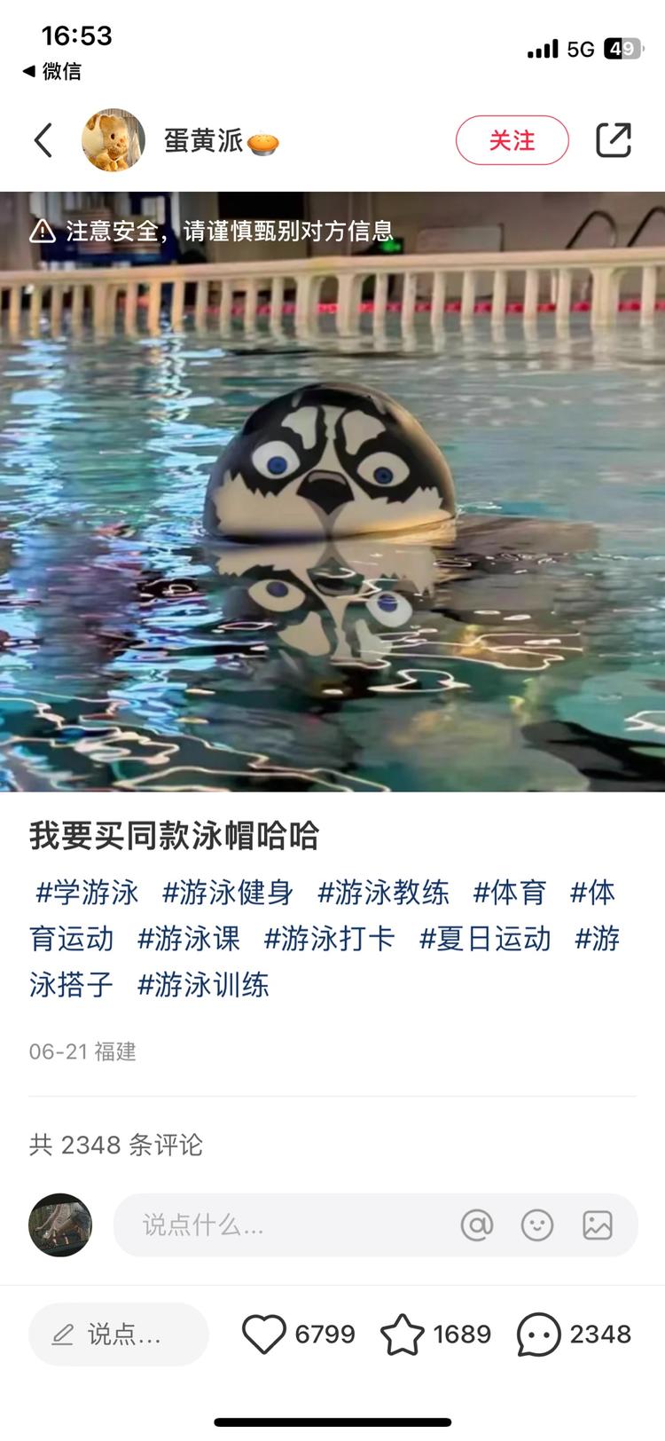 小红书刷到的一顶搞怪泳帽，..#风向标-搞钱风向标论坛-航海社群内容-航海圈