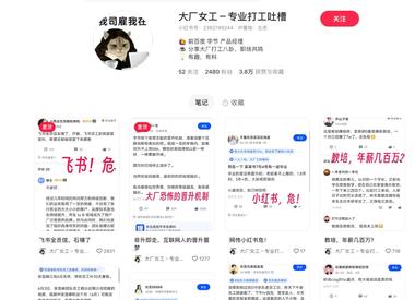 小红书分享知乎上大厂的信息..#风向标-航海圈