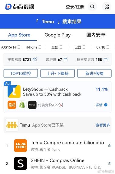 图片[2]-Temu在巴西正式上线才一个多月，就已….-网创风向标论坛-网络创业-网创圈