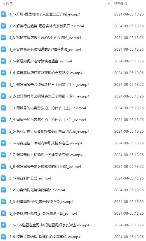 图片[2]-实体店老板获客特训营：认知、定位、文案、矩阵、直播、AI等（72节）-航海圈