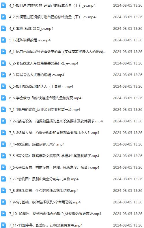 图片[3]-实体店老板获客特训营：认知、定位、文案、矩阵、直播、AI等（72节）-航海圈