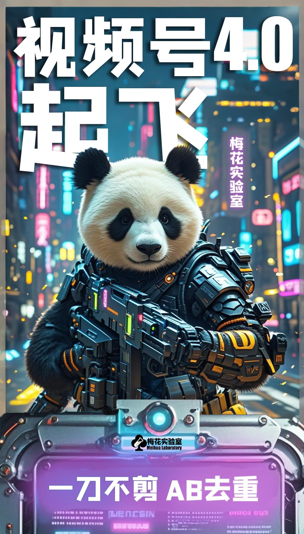 图片[2]-梅花实验窒微信视频号连怼玩法技巧起飞4.0一键AB破解版-航海圈