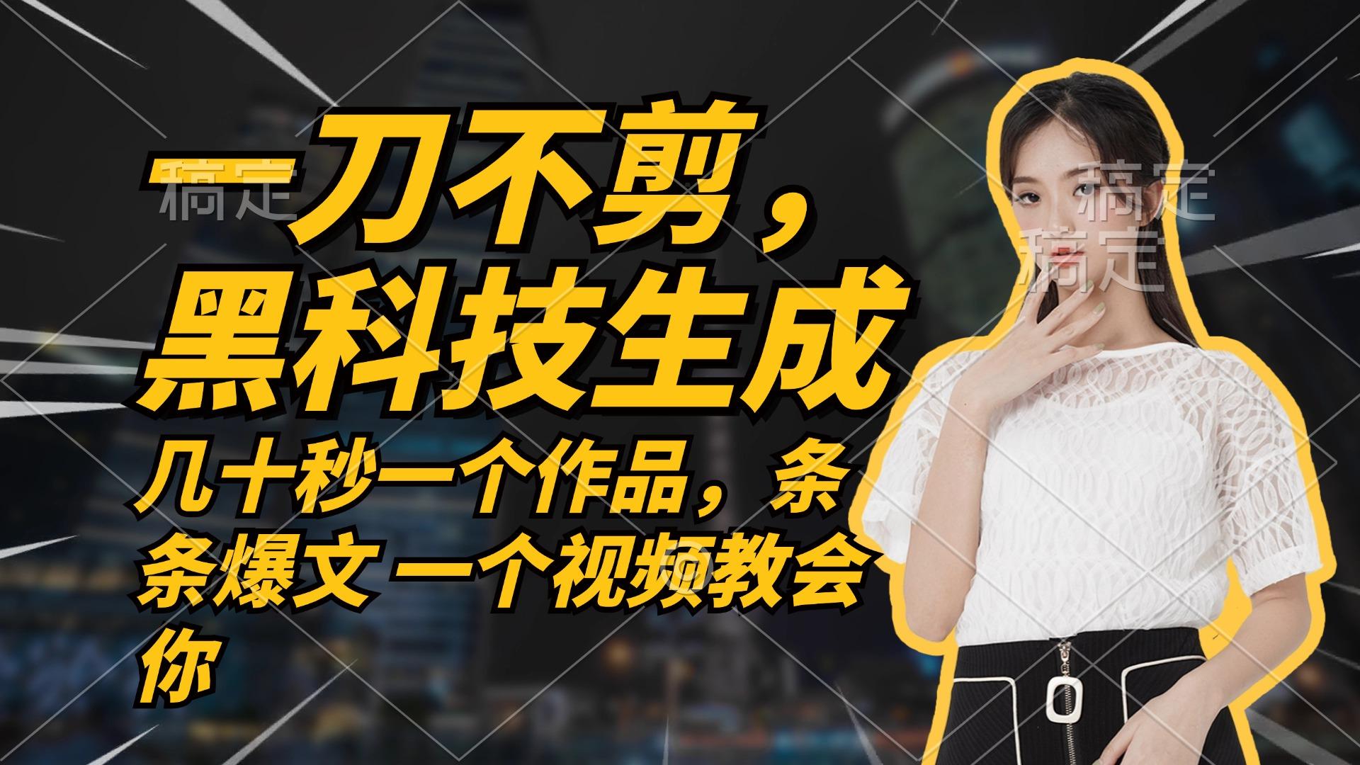 无需任何剪辑 几十秒一个作品，今天做明天见收益-航海圈