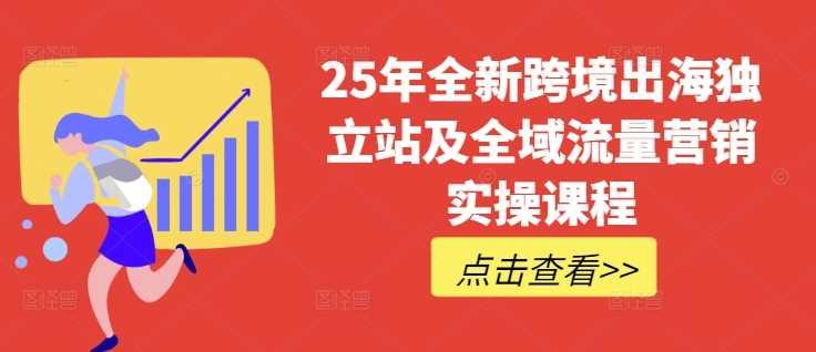25年全新跨境出海独立站及全域流量营销实操课程，跨境电商独立站TIKTOK全域营销普货特货玩法大全-航海圈